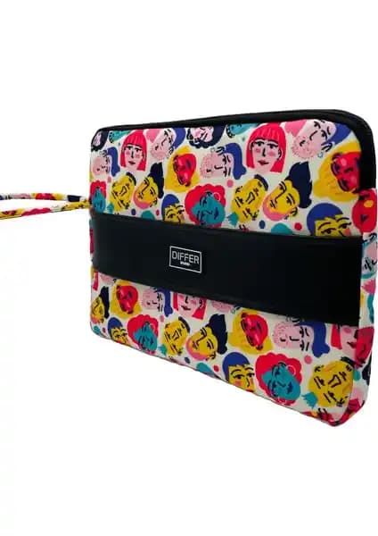 Differ Studio 13-14 İnç Su Geçirmez ve Desenli Laptop Kılıfı Şık Koruma Çözümü