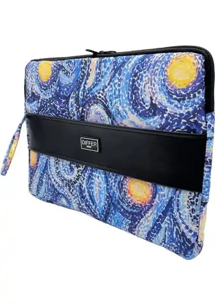 Differ Studio 15.6 İnç Van Gogh Desenli Su Geçirmez Kılıf ile Şık ve Güvenli Cihaz Koruması
