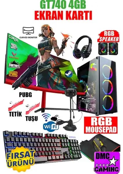 DMC N12X Masaüstü Oyuncu Bilgisayarı: Güçlü Özellikler ve Modern Tasarım