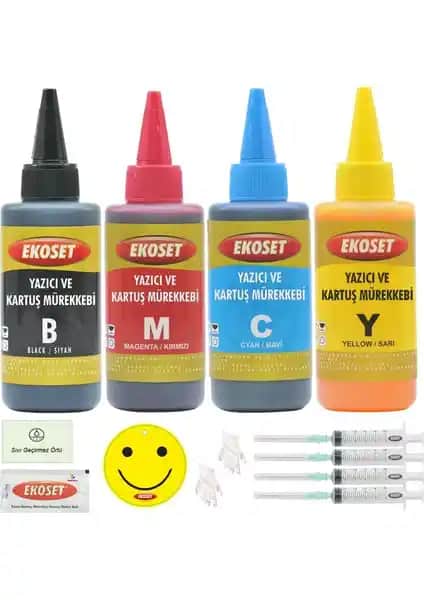 Ekoset Canon Uyumlu Mürekkep Seti: Yüksek Performans ve Ekonomik Çözüm