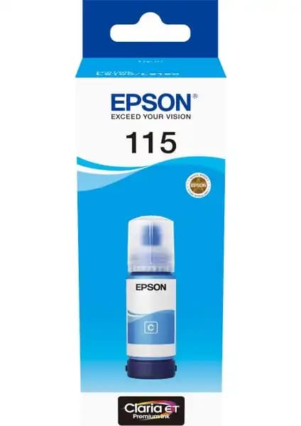 Epson 115 Ecotank Mavi Mürekkep Şişesi: Yüksek Kalite ve Çevre Dostu Baskı Çözümü