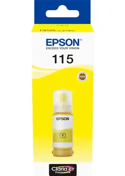 Epson 115 Ecotank Sarı Mürekkep Şişesi: Yüksek Kalite ve Ekonomik Baskı Çözümü