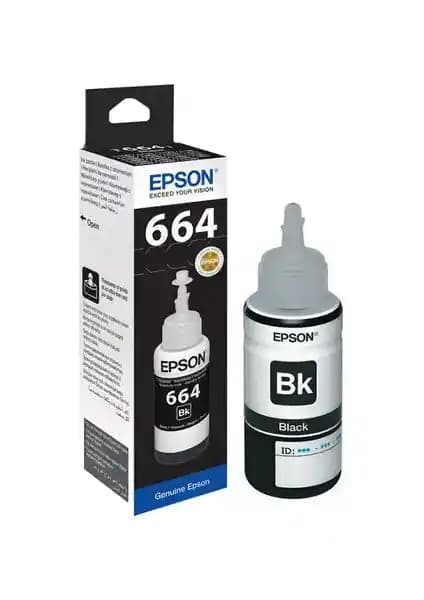 Epson 664 Siyah Orijinal Mürekkep Kartuşu Yüksek Kalite ve Güvenilir Performans