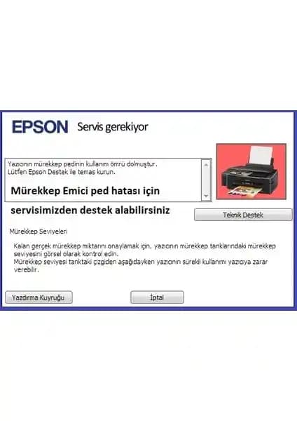 Epson Mürekkep Pedi Reset Programı: Yazıcı Performansını Artıran Güvenilir Çözüm