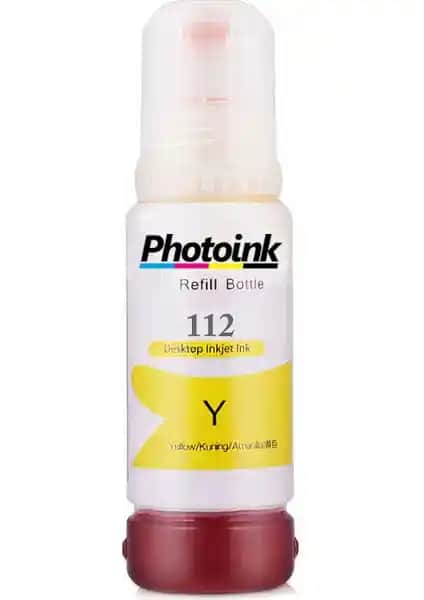 Epson Photoink 112 Ecotank Sarı Mürekkep: Yüksek Kaliteli ve Ekonomik Renkli Baskı Çözümü