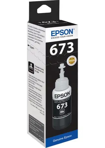 Epson T6731 L800 Siyah Mürekkep Kartuşu: Yüksek Kalite ve Güvenilir Performans
