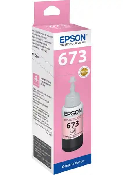 Epson T6736 L800 70ml Açık Kırmızı Mürekkep Kartuşu Profesyonel ve Uzun Ömürlü Baskı Çözümü