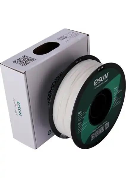 eSUN Pla+ 1.75MM Beyaz Filament: Yüksek Kalite ve Güvenilir 3D Baskı Malzemesi