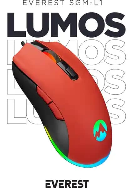 Everest SGM-L1 Lumos Kırmızı RGB Ledli Oyuncu Mouse Özellikleri ve Kullanıcı Yorumları