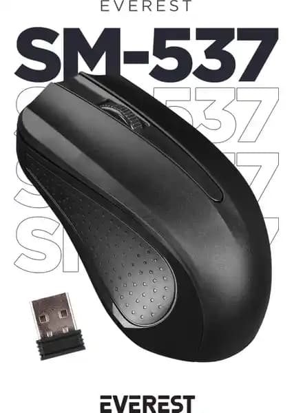 Everest SM-537 USB Siyah Kablosuz Mouse İnceleme ve Kullanıcı Yorumları