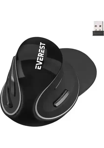 Everest SM-G618 Exceed Siyah Kablosuz Ergonomik Mouse İncelemesi ve Özellikleri