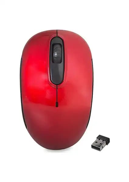 Everest SMW-666 USB Kırmızı Kablosuz Optik Mouse: Ergonomik ve Taşınabilir Tasarım