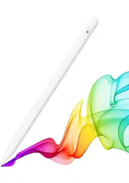 Fuchsia Apple iPad 10.2 2021 için uyumlu düşük gecikmeli dokunmatik stylus kalem
