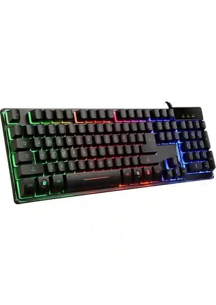 Gamin Mekanik Oyuncu Klavyesi Renkli RGB Aydınlatma ve Dayanıklı Metal Kasa ile Oyun Deneyimini Artırır