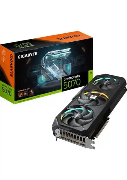 GIGABYTE GeForce RTX 5070 GAMING OC 12GB Ekran Kartı Yüksek Performans ve Güçlü Tasarım
