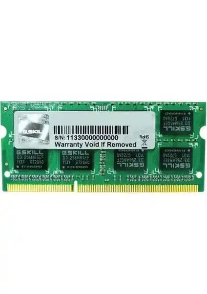 GSkill 8GB DDR3 Notebook RAM 1600MHz Performans ve Verimlilik Sunar
