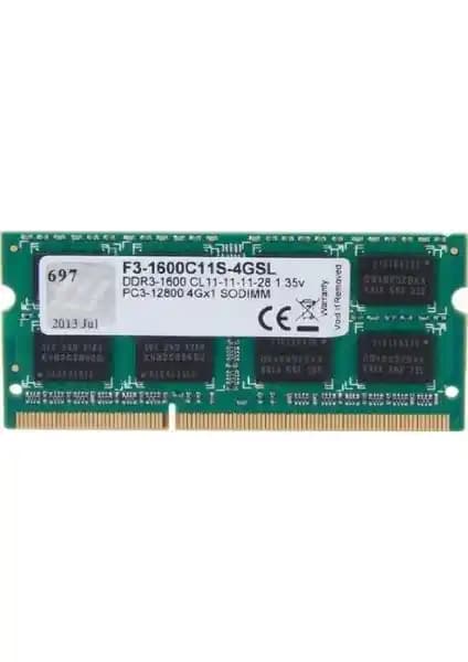 GSkill Value DDR3L-1600Mhz RAM: Yüksek Performans ve Güvenilirlik Sunan Notebook Belleği