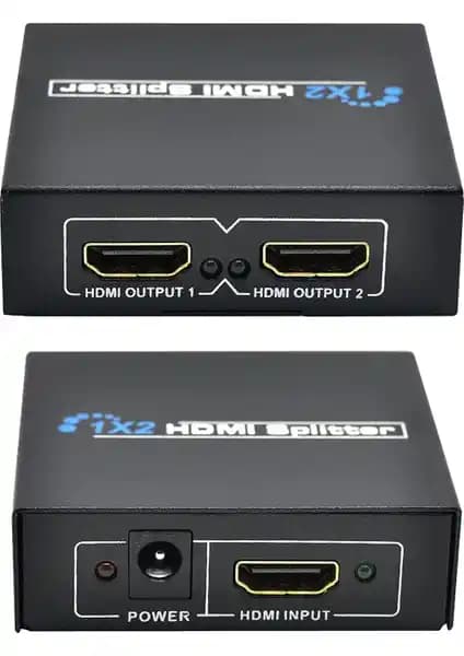Hadron HDMI 4K 2 Port HDMI Splitter Çoklayıcı Yüksek Çözünürlük ve Dayanıklılık Özelliği ile