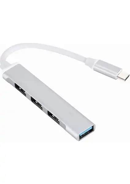 Hkn 4 in 1 Type-C USB Hub: Çok Fonksiyonlu ve Yüksek Hızlı Bağlantı Çözümü