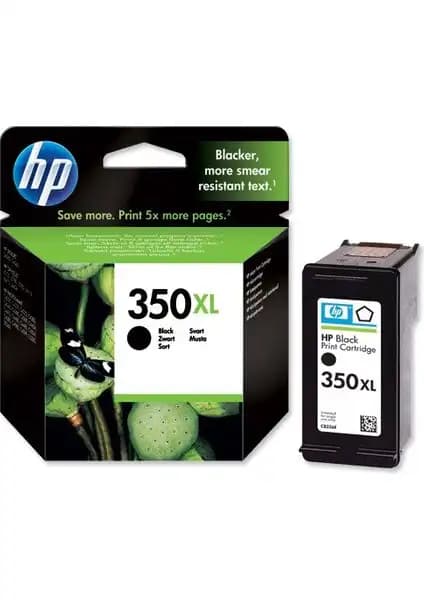HP 350XL Orijinal Siyah Kartuş Yüksek Performans ve Ekonomik Baskı Çözümü