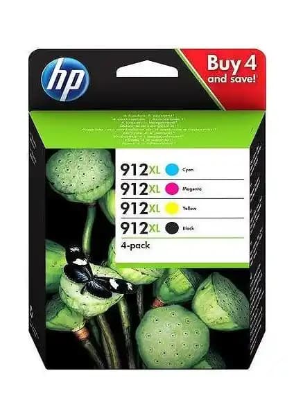 HP 3YP34AE (912XL) Çok Renkli Mürekkep Kartuşları Seti Profesyonel ve Güvenilir Baskı Çözümü