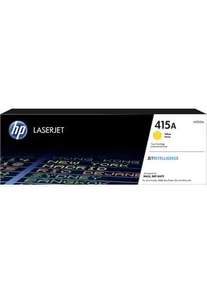HP 415A W2032A Sarı Toner Kartuşu - Yüksek Kapasiteli Renkli Baskı Çözümü