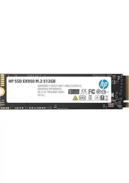 HP 512GB EX950 M.2 NVMe PCIe SSD: Yüksek Performans ve Güvenilir Depolama Çözümü