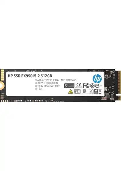 HP 512GB EX950 M.2 NVMe PCIe SSD: Yüksek Performans ve Güvenilir Depolama Çözümü