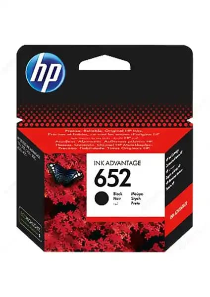 HP 652 Siyah Mürekkep Kartuşu Yüksek Kalite ve Güvenilirlik Sunan Orijinal Çözüm