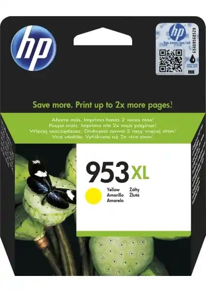HP 953XL Sarı Yüksek Kapasiteli Mürekkep Kartuşu F6U18AE ile Profesyonel Baskı Çözümleri
