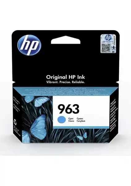 HP 963 Cyan Mürekkep Kartuşu: Yüksek Kaliteli Renkli Baskı Çözümleri