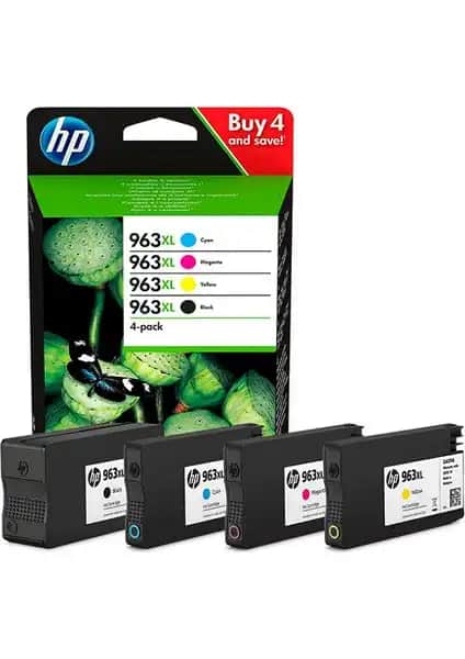 HP 963XL 4 Renk Kartuş Seti: Yüksek Kaliteli Baskı Çözümleri ve Uyumlu Modeller