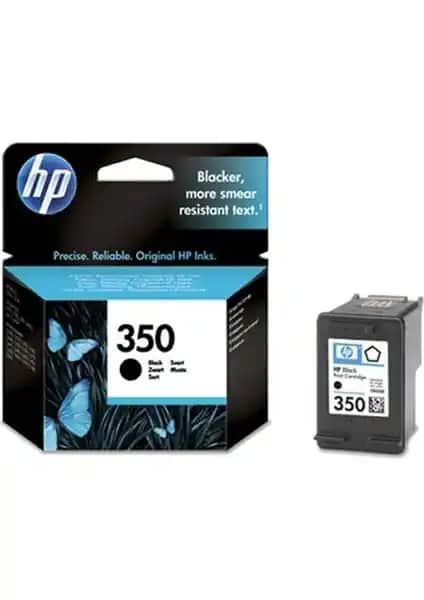 HP Cb335Ee Siyah Mürekkep Kartuşu 350 Sayfa Kapasite ile Yüksek Kalite ve Güvenilirlik
