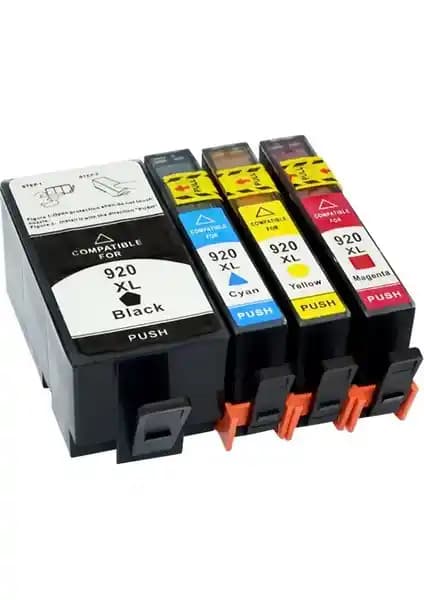 HP Officejet 7500A için yüksek kapasiteli ve ekonomik muadil kartuş seti