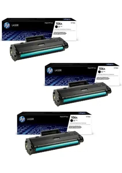 HP W1106A 106A Laser MFP 137FNW Orijinal Yüksek Kapasiteli Yazıcı Toneri