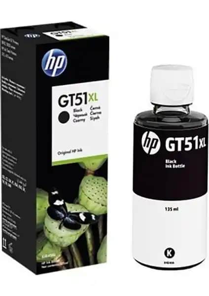 HP X4E40Ae Gt51Xl Siyah İnk Bottle: Yüksek Kapasiteli ve Güvenilir Baskı Mürekkebi