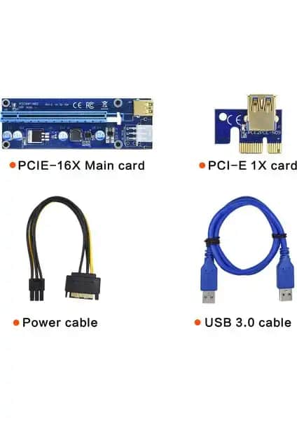 Hubstein Riser Kart PCI E: Güçlü ve Güvenilir Madencilik Çözümü Ürün Tanıtımı