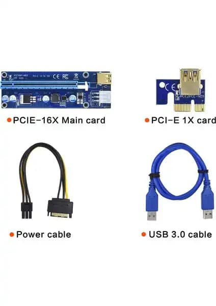 Hubstein Riser Kart PCI E: Güçlü ve Güvenilir Madencilik Çözümü Ürün Tanıtımı