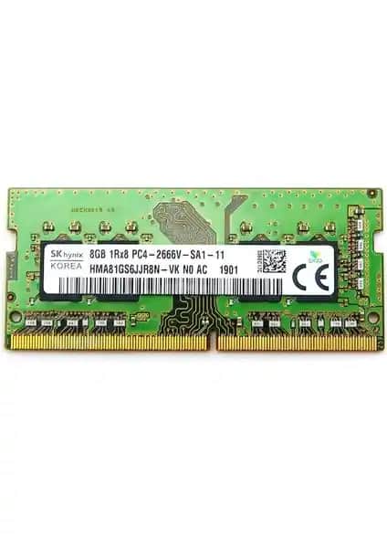 Hynix HMA81GS6JJR8N-VK 8 GB DDR4 Laptop RAM Yüksek Performans ve Güvenilirlik