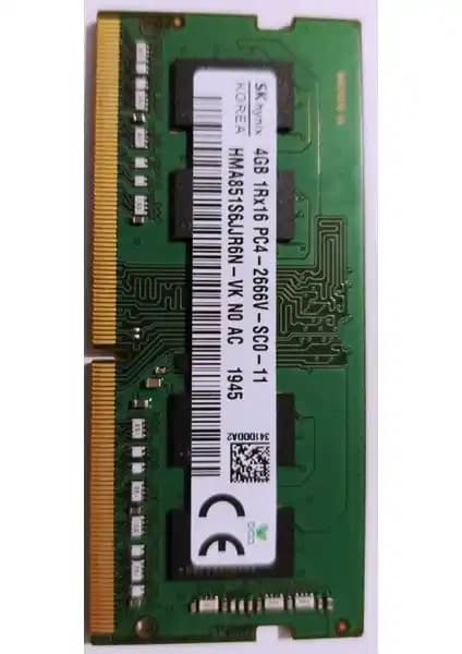 Hynix HMA851S6JJR6N-VK 4 GB DDR4 Notebook RAM ile Yüksek Performans Artışı