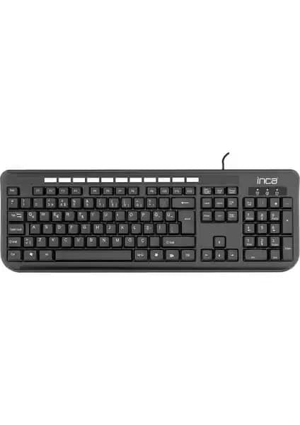 Inca IK-274QU Multimedya Q Klavye: Ergonomik ve Dayanıklı Ofis ve Ev Kullanımı İçin