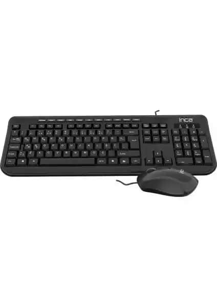 Inca IMK-374U Çok Amaçlı Klavye ve Mouse Seti: Ergonomik ve Dayanıklı Ofis Aksesuarları