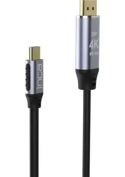 Inca ITCD-02TX Type-C to DisplayPort 4K Kablo: Yüksek Kaliteli Görüntü ve Ses Aktarımı