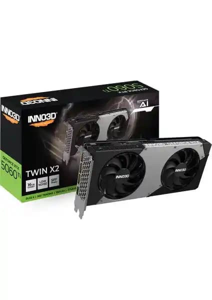 Inno3D RTX 5060 Ti 16GB Twin X2 GDDR7 Ekran Kartı ile Güç ve Performans Bir Arada