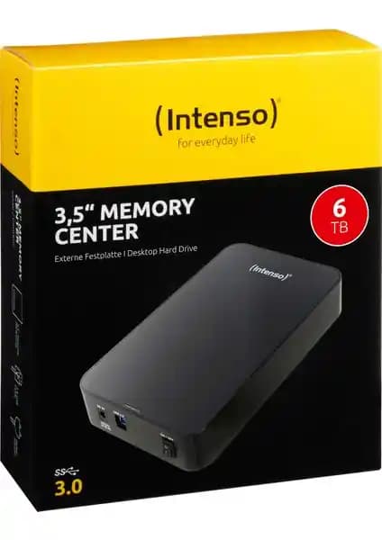 Intenso Memory Center 6TB USB 3.0 Taşınabilir Disk: Güçlü ve Güvenilir Veri Depolama Çözümü