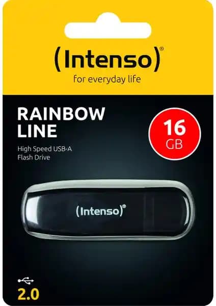 Intenso Rainbow Line 16GB USB 2.0 Bellek: Yüksek Performans ve Güvenilirlik