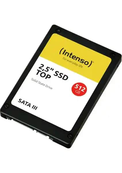 Intenso Top 512GB SATA3 SSD: Yüksek Performans ve Güvenilirlik İçin Uygun Depolama Çözümü