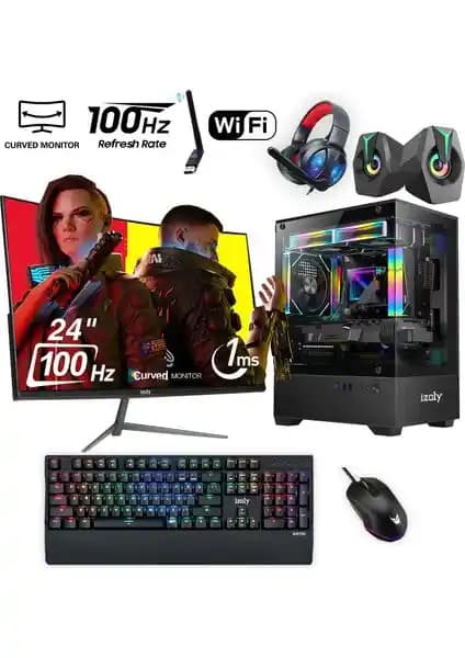 İzoly N12S Oyuncu Masaüstü Bilgisayarı: Güçlü Donanım ve Şık Tasarım Özellikleri