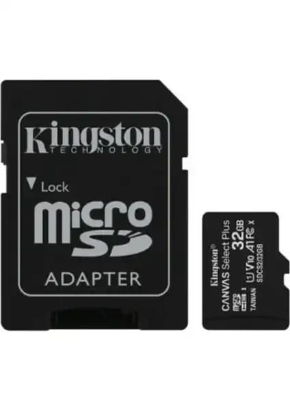 Kingston 32GB MicroSDHC Canvas Select Plus Kartı Yüksek Performans ve Güvenilirlik Sunar
