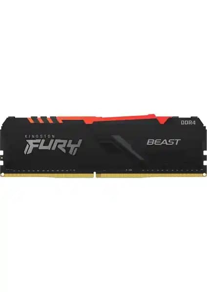 Kingston Fury Beast RGB 8GB DDR4 Bellek: Yüksek Performans ve Estetik Birlikteliği